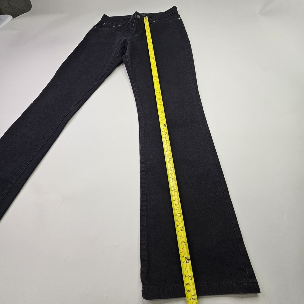 Lauren Ralph Lauren Jeans Women 4 Black Modern Slim Straight Leg Stretch Cotton - Picture 4 of 16